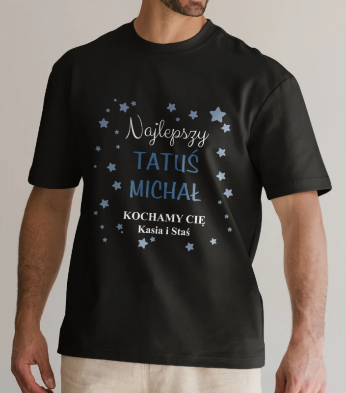 Koszulka Na Dzień Taty Z Imionami