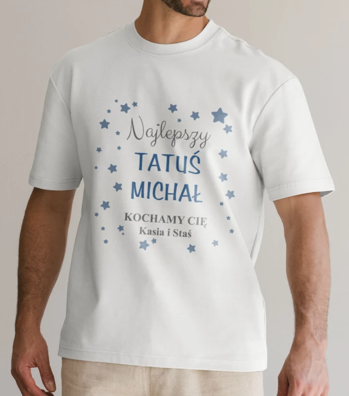 Koszulka Na Dzień Taty Z Imionami