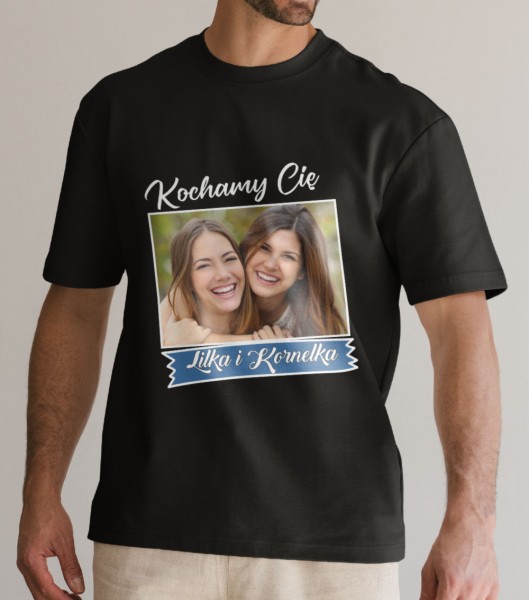 Koszulka Na Dzień Taty Z Imieniem i Zdjęciem