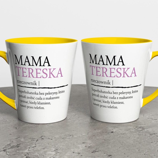 Kubek Latte Na Dzień Mamy Z Imieniem