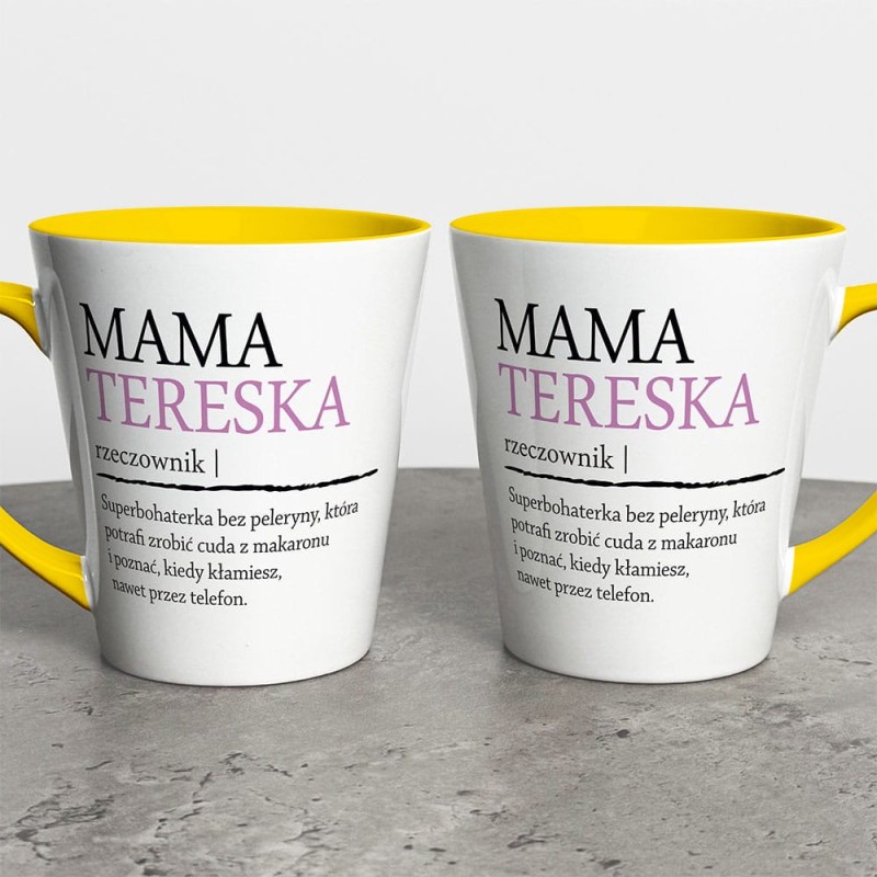 Kubek Latte Na Dzień Mamy Z Imieniem