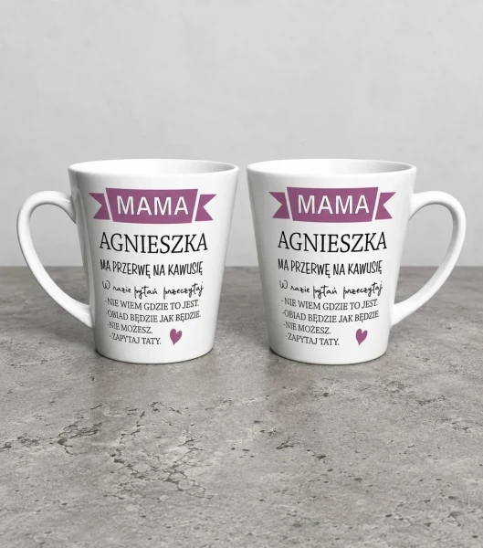 Kubek Latte Na Dzień Mamy Przerwa Na Kawusię – miniatura 1000 × 1134