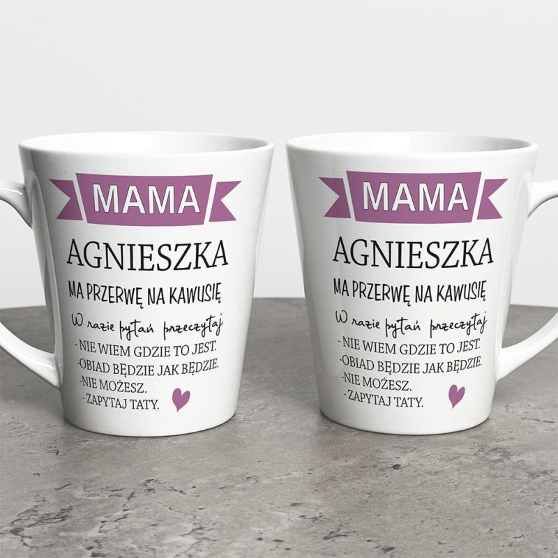 Kubek Latte Na Dzień Mamy Z Imieniem