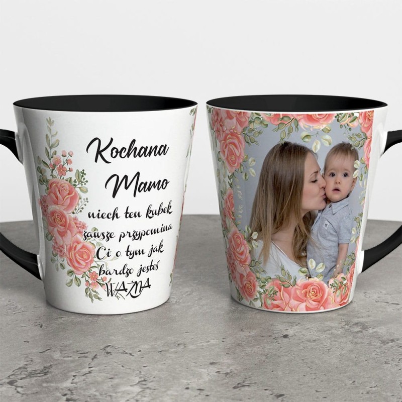 Kubek Latte Na Dzień Mamy Ze Zdjęciem