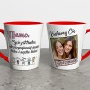 Kubek Latte Na Dzień Mamy Ze Zdjęciem i Imieniem