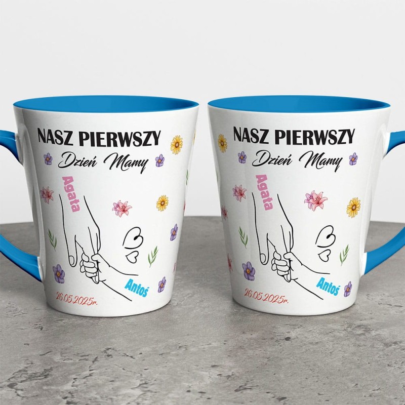 Kubek Latte Na Pierwszy Dzień Mamy Z Imieniem