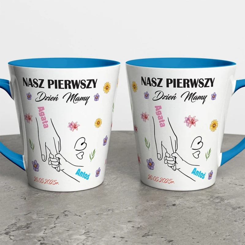 Kubek Latte Na Pierwszy Dzień Mamy Z Imieniem