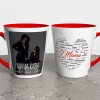 Kubek Latte Na Dzień Mamy Ze Zdjęciem i Imieniem