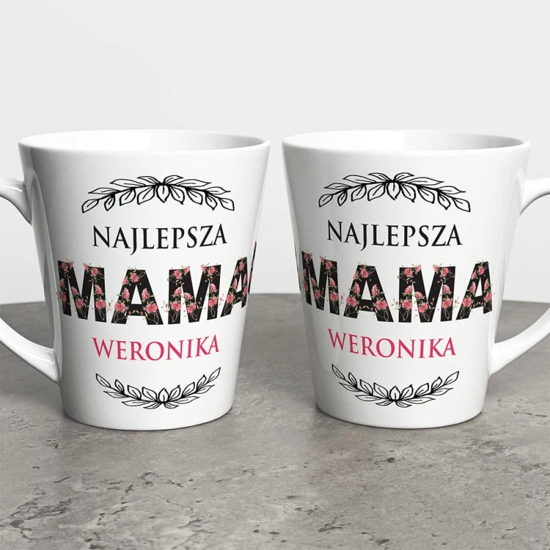 Kubek Latte Na Dzień Mamy Z Imieniem
