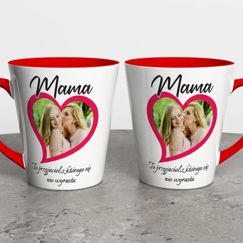 Kubek Latte Na Dzień Mamy Ze Zdjęciem