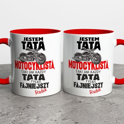 Kubek Jestem Tatą Motocyklistą