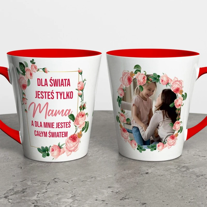 Kubek Latte Na Dzień Mamy Ze Zdjęciem