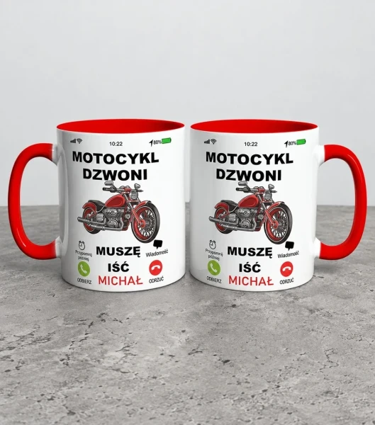 Kubek  Motocykl Wzywa Muszę Iść – miniatura 1000 × 1134