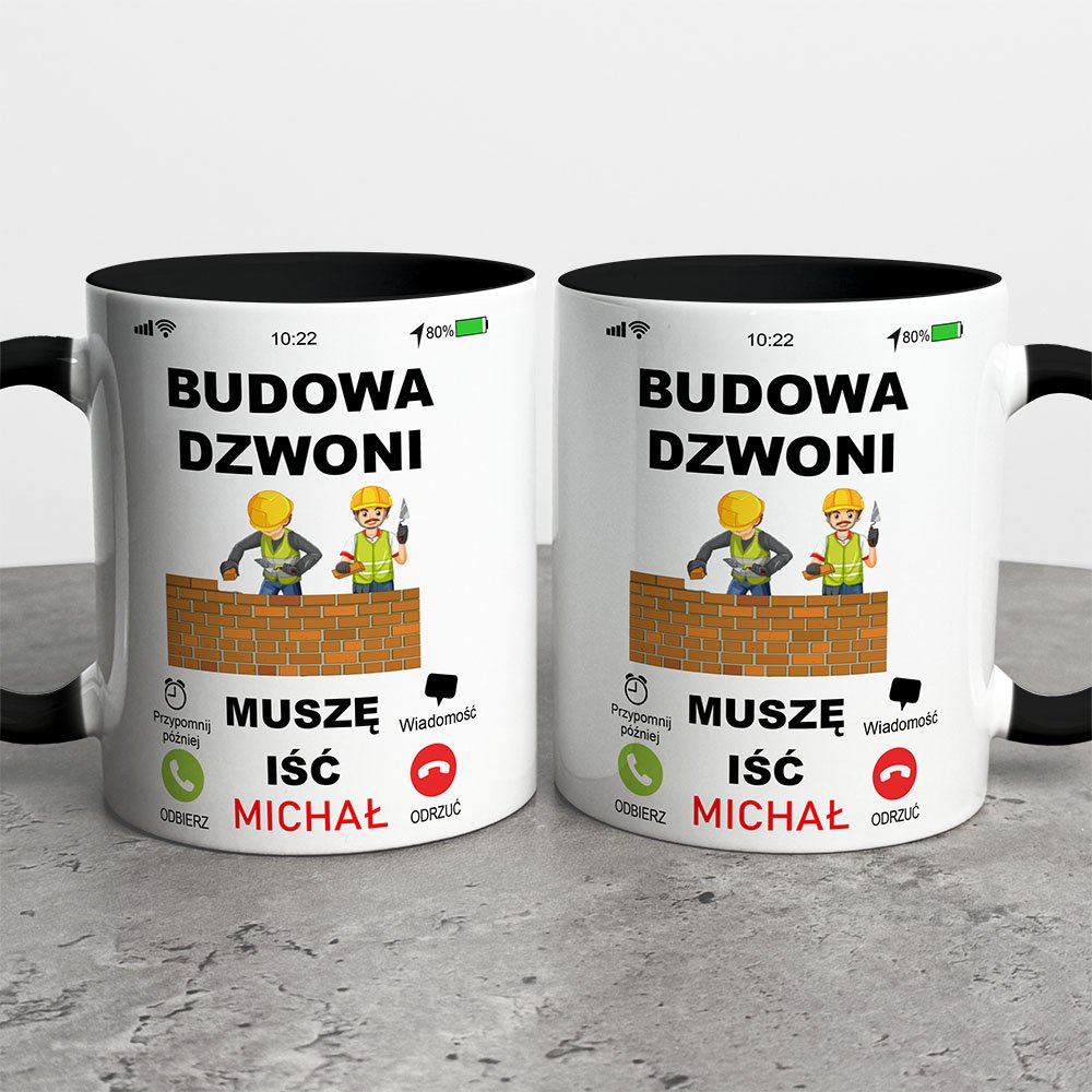 Kubek Budowa Dzwoni Muszę Iść