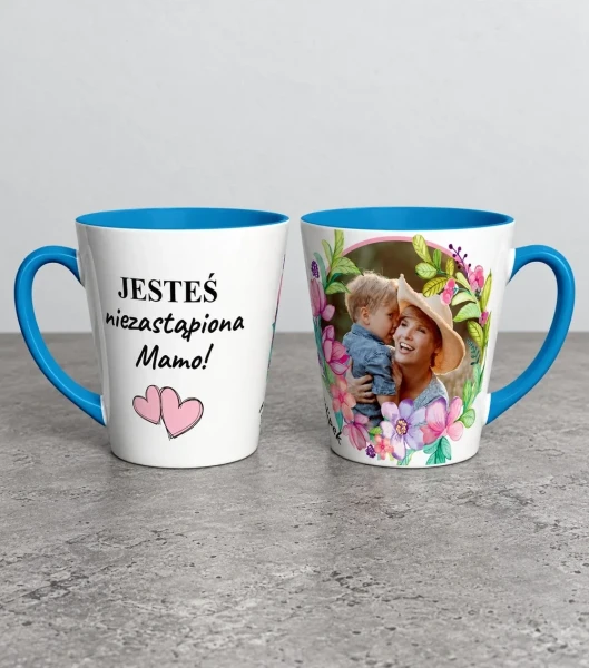 Kubek Latte Na Dzień Mamy Jesteś Niezastąpiona – miniatura 1000 × 1134