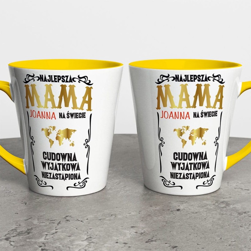 Kubek Latte Na Dzień Mamy Z Imieniem