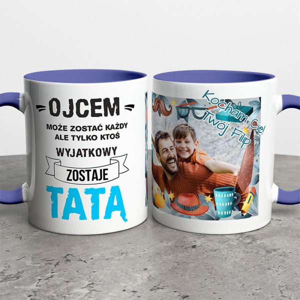 Kubek Na Dzień Taty Z Imieniem I Zdjęciem