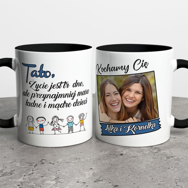 Kubek Na Dzień Taty Z Imieniem I Zdjęciem