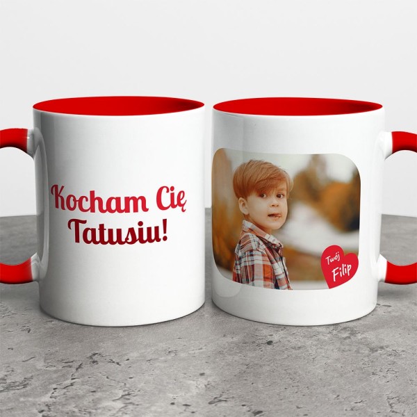 Kubek Na Dzień Taty Ze Zdjęciem I Imieniem