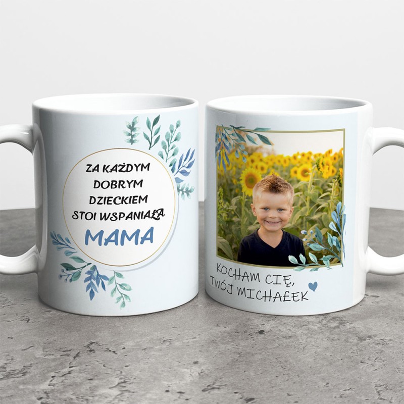Kubek Na Dzień Mamy Ze Zdjęciem i Imieniem