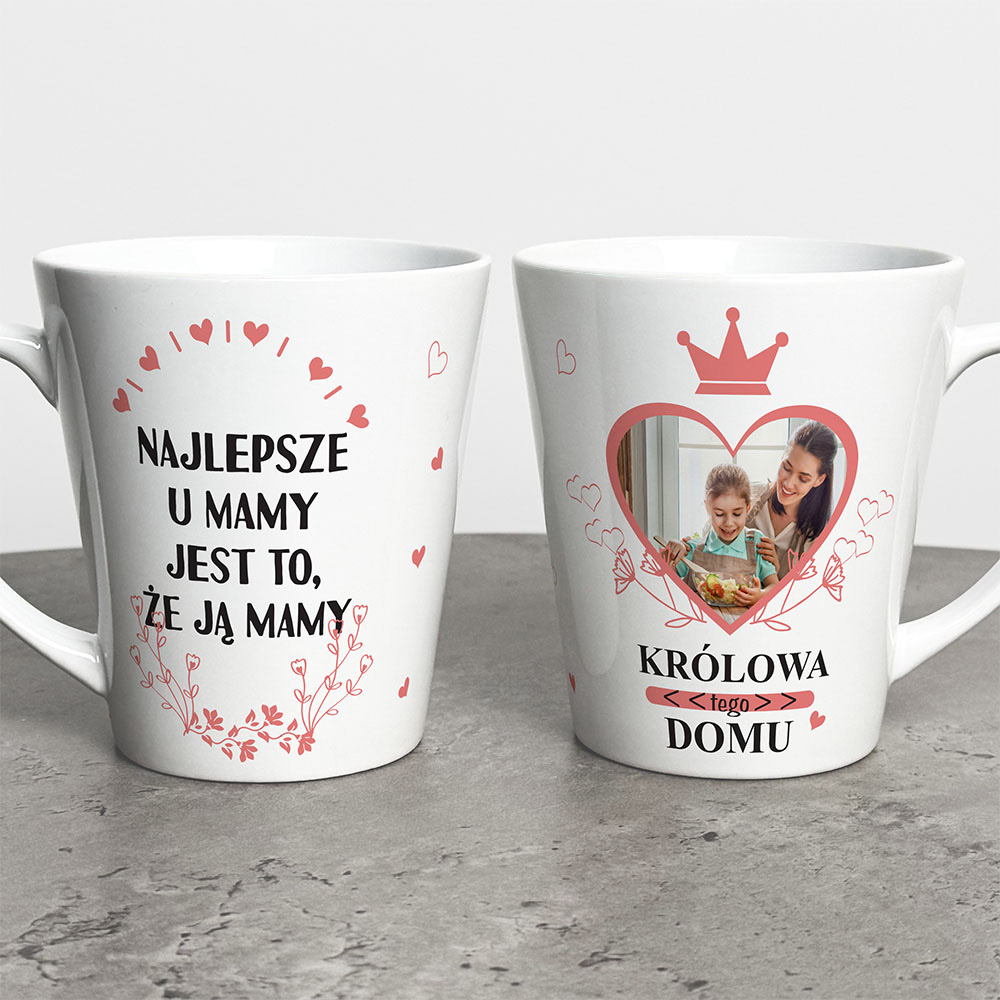 Kubek Latte Na Dzień Mamy Ze Zdjęciem