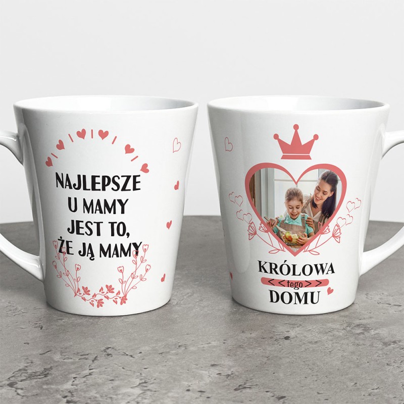 Kubek Latte Na Dzień Mamy Ze Zdjęciem