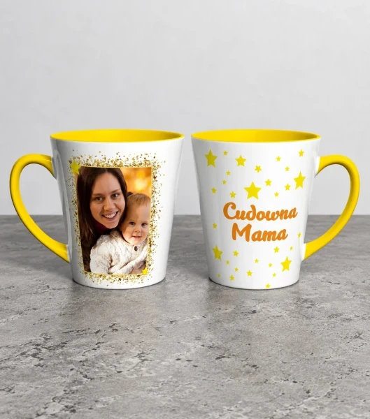 Kubek Latte Gwiazdki Cudowna Mama – miniatura 1000 × 1134