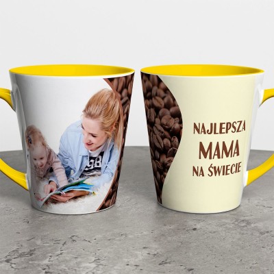 Kubek Latte Kawa Najlepsza Mama Na Świecie