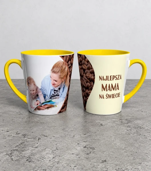 Kubek Latte Kawa Najlepsza Mama Na Świecie – miniatura 1000 × 1134
