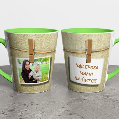 Kubek Latte Karteczka Najlepsza Mama Na Świecie