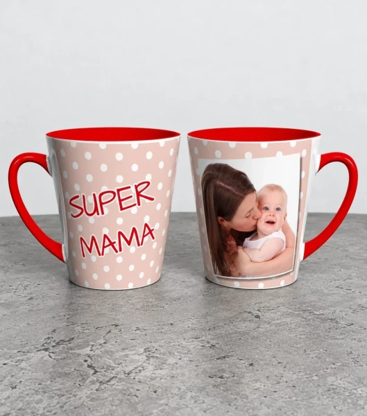 Kubek Latte Kropki Super Mama – miniatura 1000 × 1134