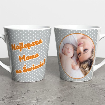 Kubek Latte Kropki Najlepsza Mama Na Świecie