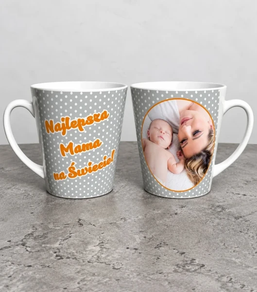 Kubek Latte Kropki Najlepsza Mama Na Świecie – miniatura 1000 × 1134