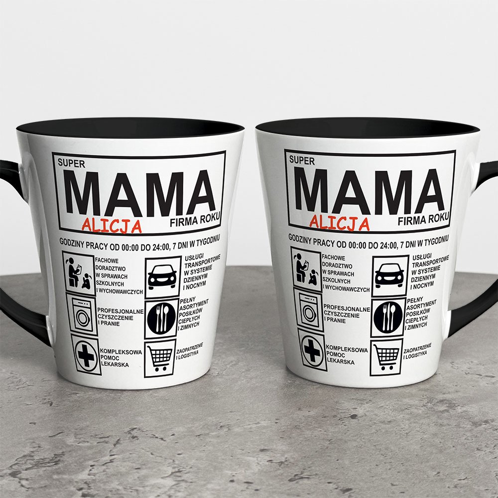 Kubek Latte Na Dzień Mamy Z Imieniem