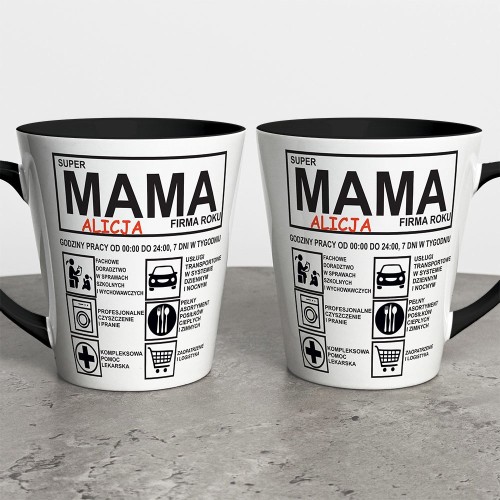 Kubek Latte Na Dzień Mamy Z Imieniem