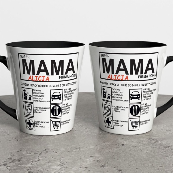 Kubek Latte Na Dzień Mamy Z Imieniem