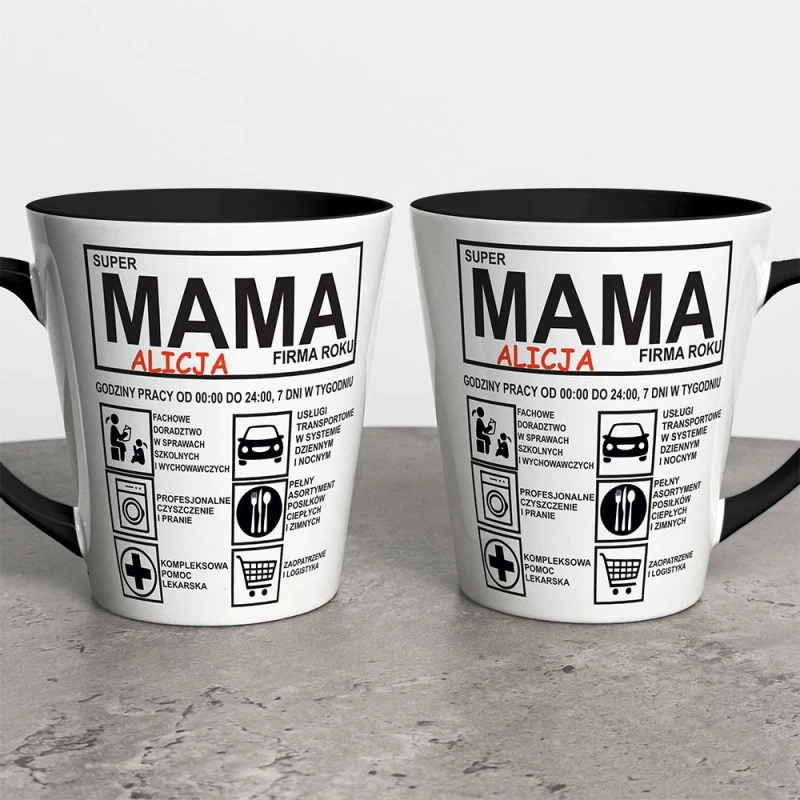 Kubek Latte Na Dzień Mamy Z Imieniem