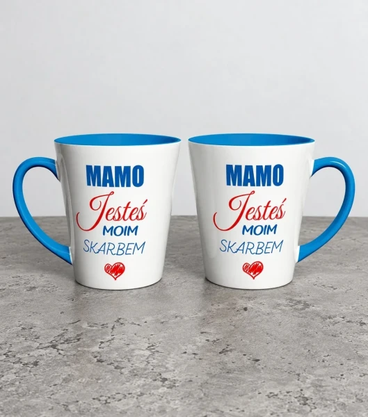 Kubek Latte Dla Mamy Mamo Jesteś Moim Skarbem – miniatura 1000 × 1134