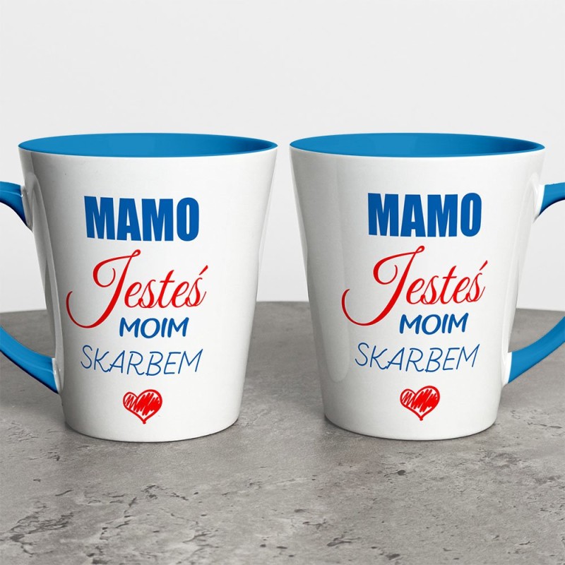 Kubek Latte Dla Mamy Mamo Jesteś Moim Skarbem
