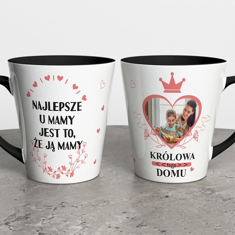 Kubek Latte Na Dzień Mamy Ze Zdjęciem