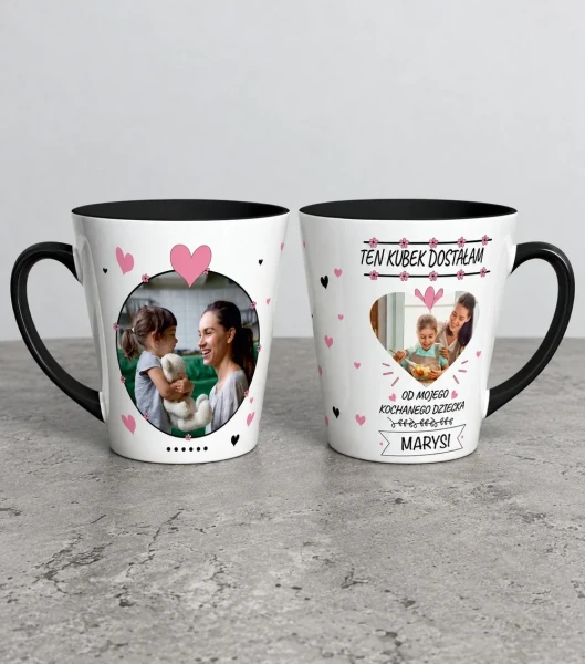 Kubek Latte Na Dzień Mamy Od Kochanego Dziecka – miniatura 1000 × 1134