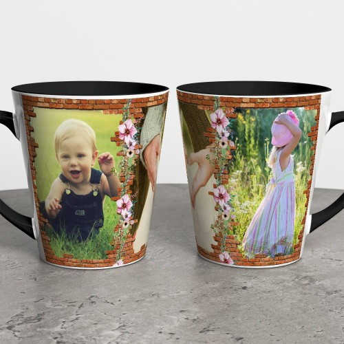 Foto Kubek Latte Ze Zdjęciem