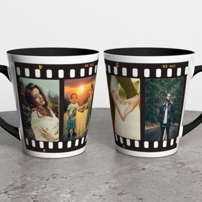 Foto Kubek Latte Ze Zdjęciem