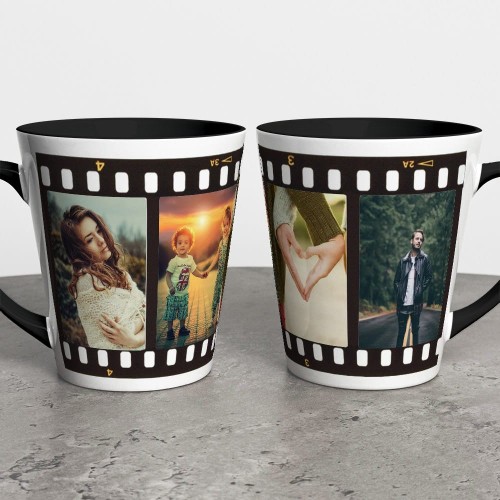 Foto Kubek Latte Ze Zdjęciem