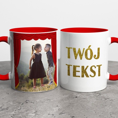 Foto Kubek Ze Zdjęciem i Napisem