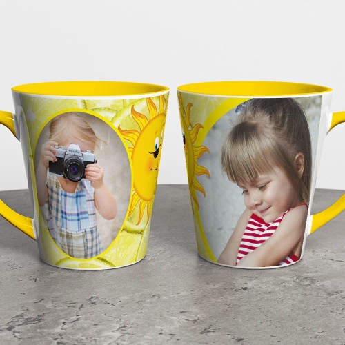 Foto Kubek Latte Ze Zdjęciem