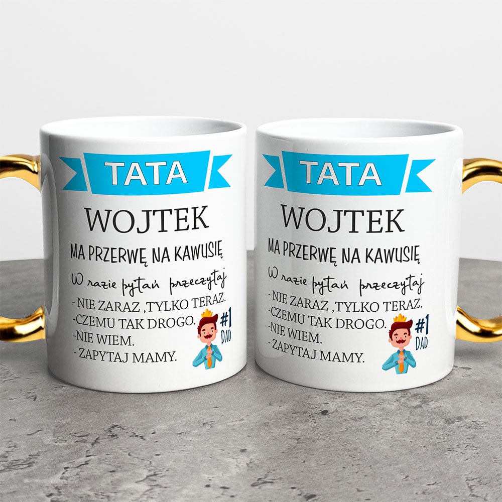 Kubek Na Dzień Taty Z Imieniem