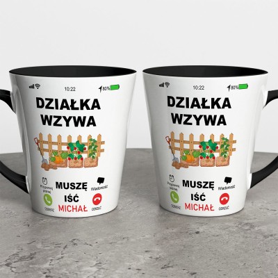 Kubek Latte Dla Taty Działka Wzywa