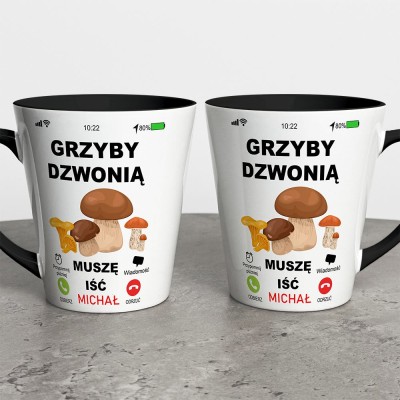 Kubek Latte Dla Taty Grzyby Dzwonią