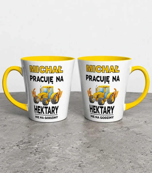 Kubek Latte Dla Taty Pracuję Na Hektary – miniatura 1000 × 1134